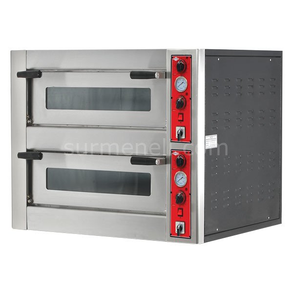 Empero - Elektrikli Pizza Fırını İki Katlı Ø 300 Mm 5+5 Pizza
