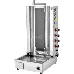 Remta - 3 Radyanlı Camlı Alttan Motorlu Gazlı (CE) Döner Ocağı