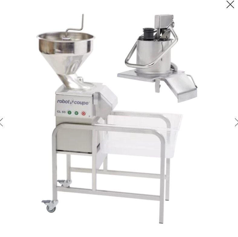 Robot Coupe CL 55 İki Kafalı Sebze Doğrama Makinesi