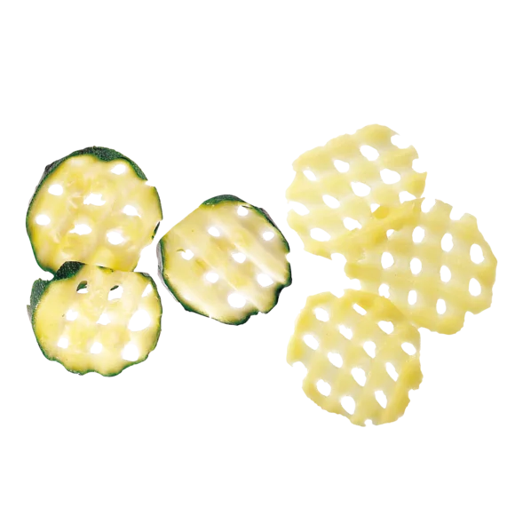 28178W Robot Coupe Sebze Doğrama Makinesi Diskleri Waffle Kesim 6 mm