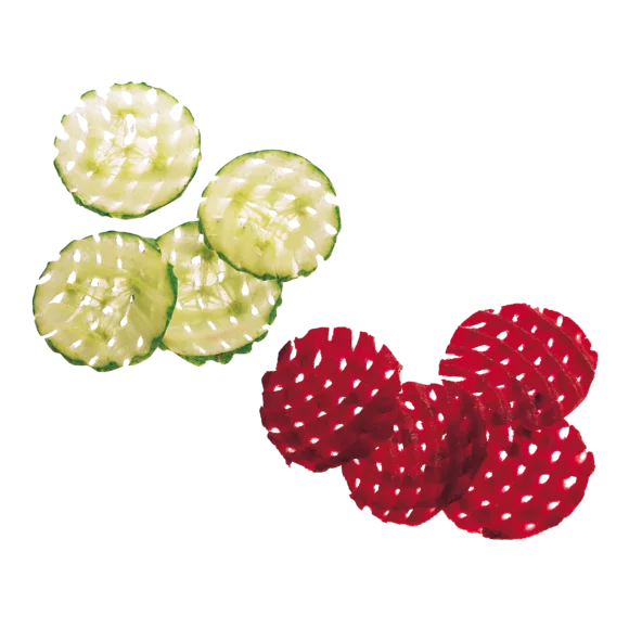 28177W Robot Coupe Sebze Doğrama Makinesi Diskleri Waffle Kesim 4 mm