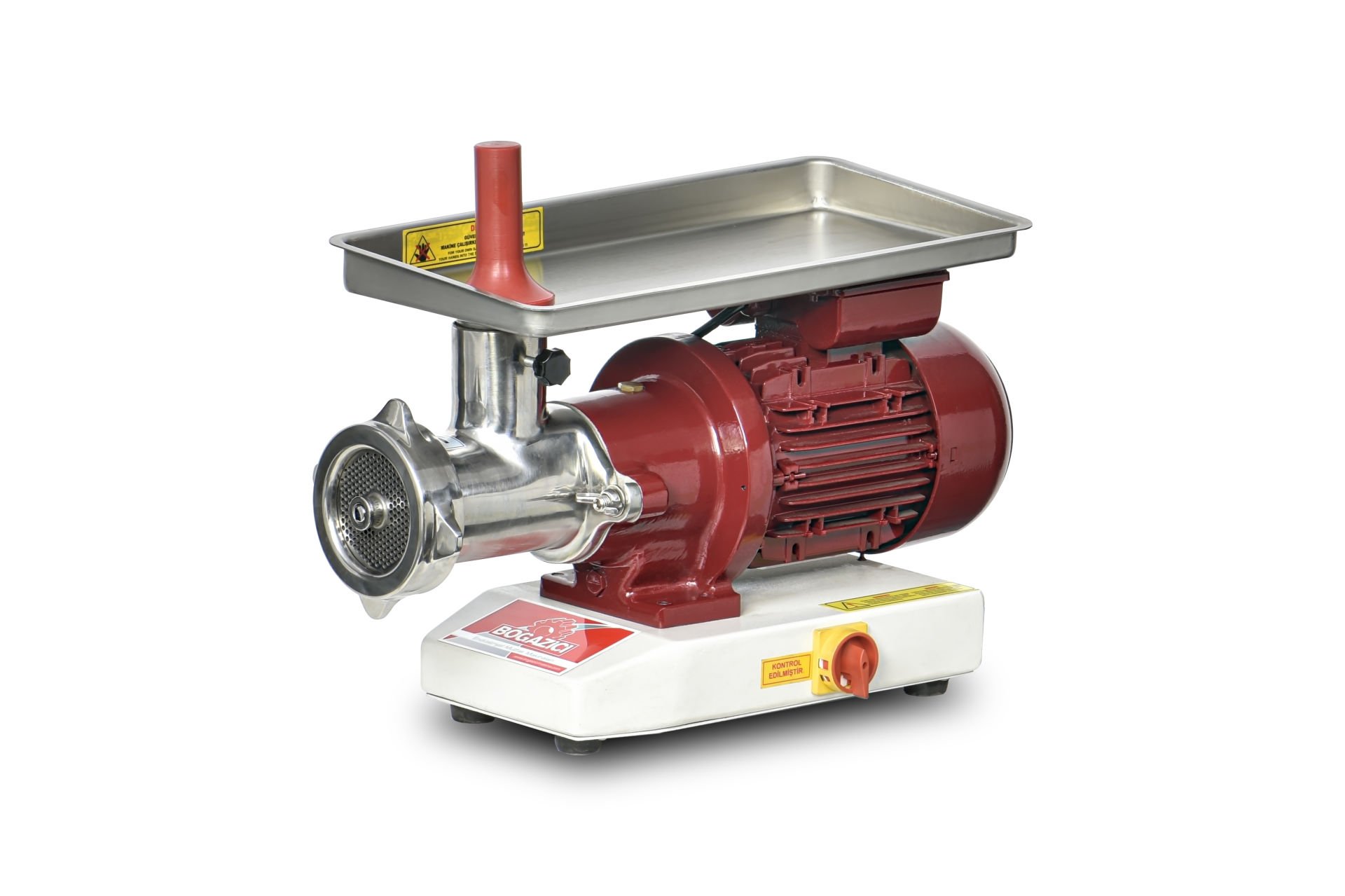 BOĞAZİÇİ - BPKM.32C KOMPAKT MODEL KIYMA MAKİNESİ - KIRMIZI RENKLİ - 380 VOLT