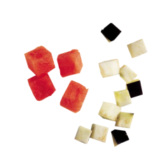 28113W Robot Coupe Sebze Doğrama Makinesi Diskleri Küp Kesim Ekipmanlari 14 x 14 x 14 mm Salades