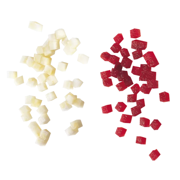 28110W Robot Coupe Sebze Doğrama Makinesi Diskleri Küp Kesim Ekipmanlari 5 x 5 x 5 mm Salades