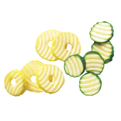 27070W Robot Coupe Sebze Doğrama Makinesi Diskleri Dalgali 5 mm