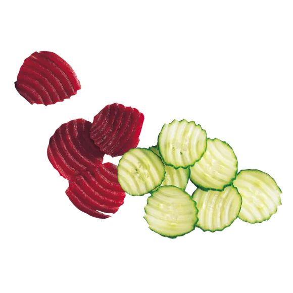 27068W Robot Coupe Sebze Doğrama Makinesi Diskleri Dalgali 2 mm