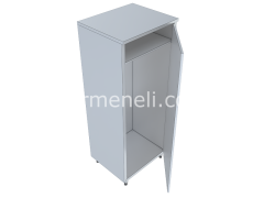 Temizlik Ekipman Dolabı Askılı 60'lık 430 KALİTE PASLANMAZ