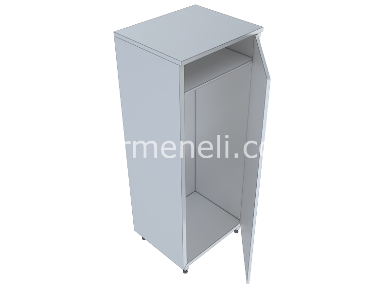 Temizlik Ekipman Dolabı Askılı 70'lik 304 KALİTE PASLANMAZ