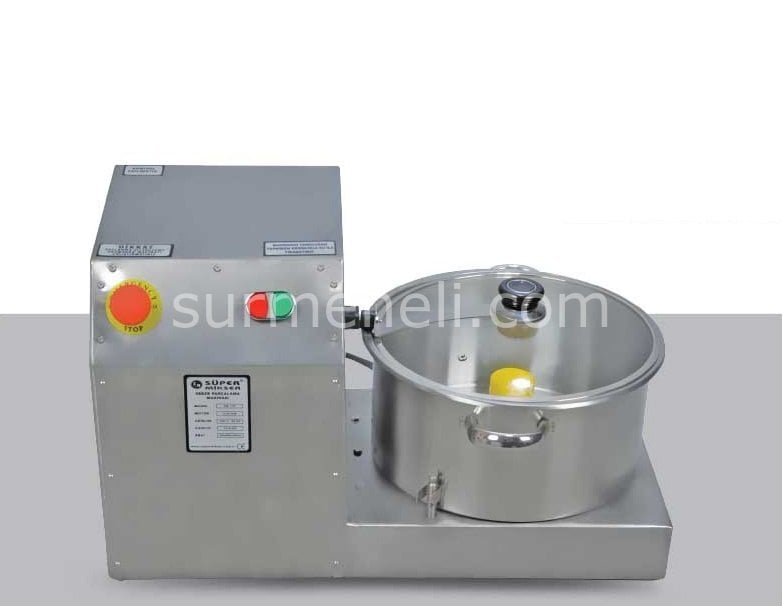 Süper Mikser - Paslanmaz Büyük Soğan Makinesi Sensörlü