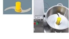 Süper Mikser - Paslanmaz Büyük Soğan Makinesi Sensörlü