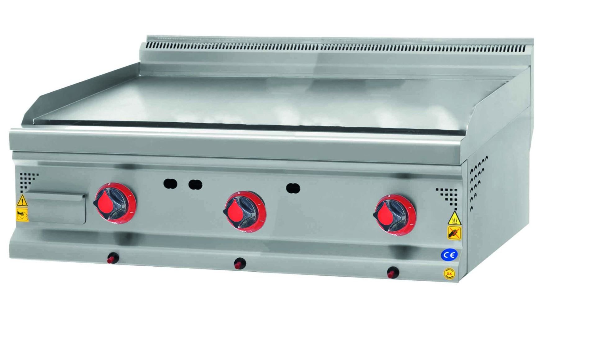 CSA İNOX - IZGARA DUZ PLEYT GAZLI 1200*600*300 17,411 kW- 20 mbar