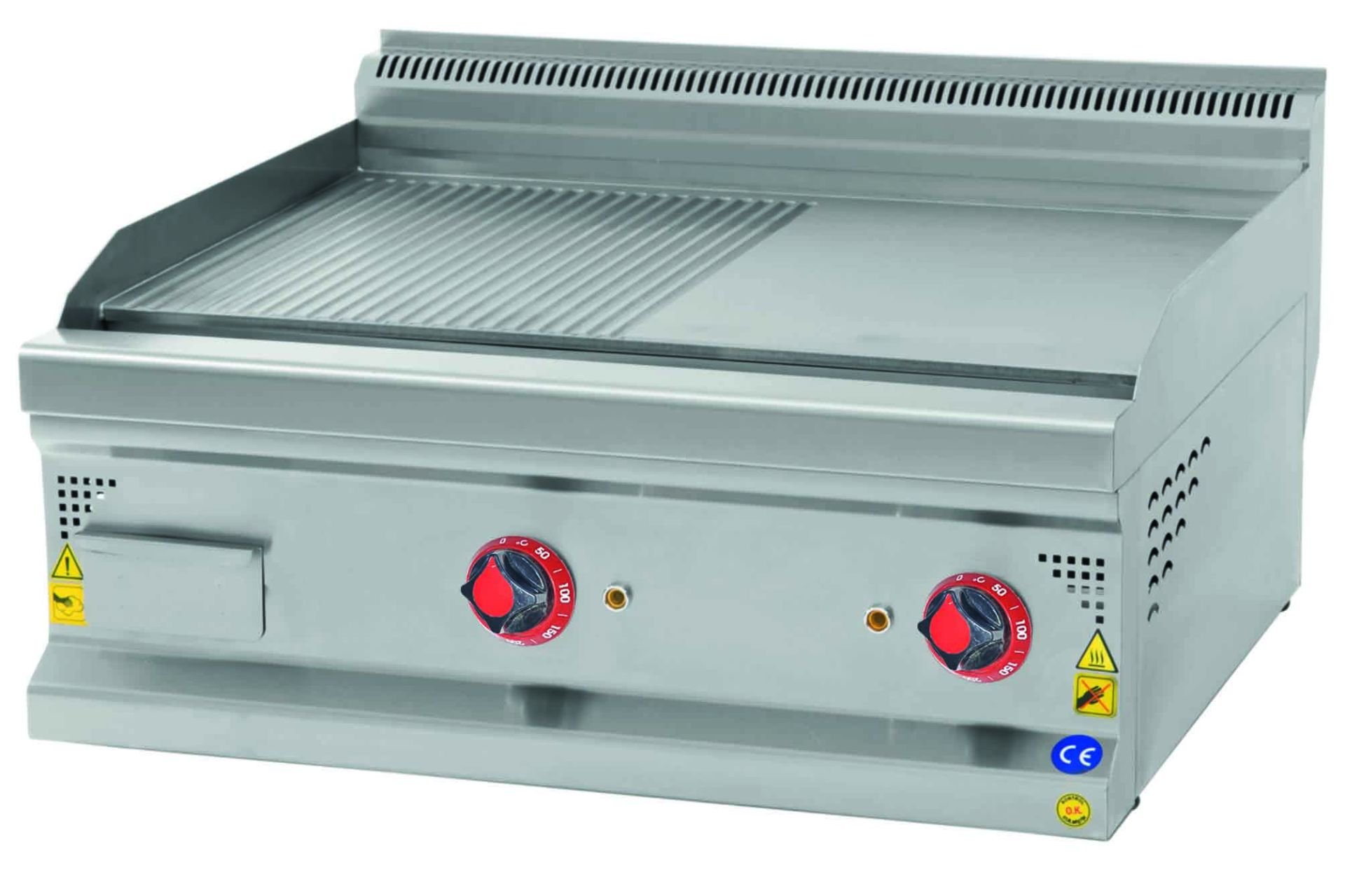 CSA İNOX - IZGARA YARI KANALLI GAZLI - LPG 600*600*300 11,154 kW- 30 mbar