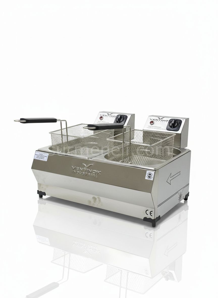 Ventinox - 5 + 5 Lt. Fritöz Lüx Kapaklı