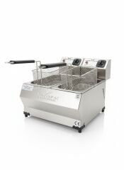 Ventinox - 3 + 3 Lt. Fritöz Lüx Kapaklı