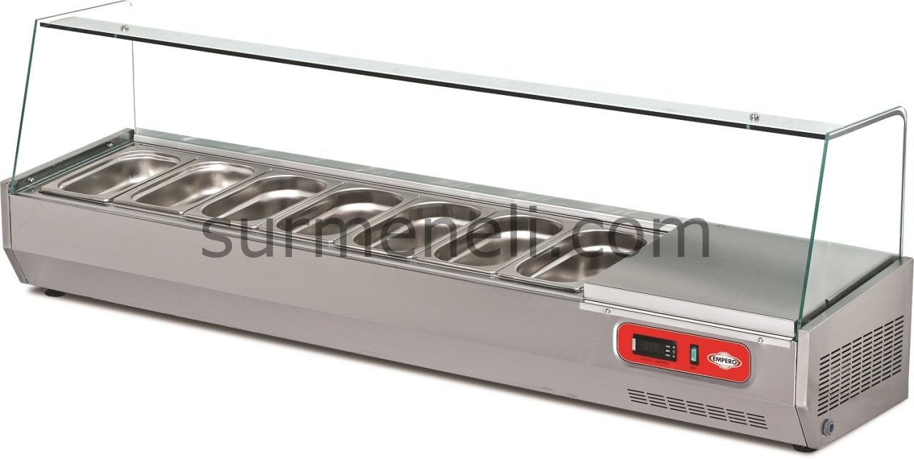 Empero - Salad Bar Set Üstü Soğutuculu 9 Gn - 210X350X500