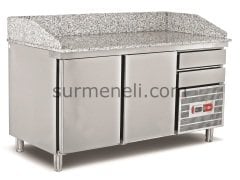 Empero - Tezgah Granit Hamur Hazırlık Buzdolabı 3 Kapılı