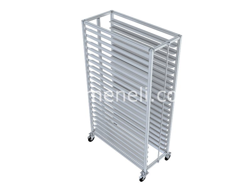 Tekli Tepsi Taşıma Arabası 34 x 84