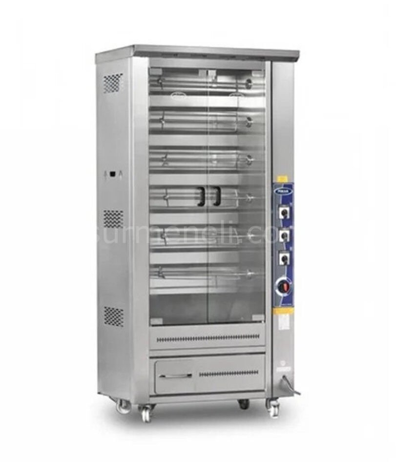 PİMAK - PI3/M012B TEK VİTRİNLİ PİLİÇ ÇEVİRME MAKİNASI LPG/DG