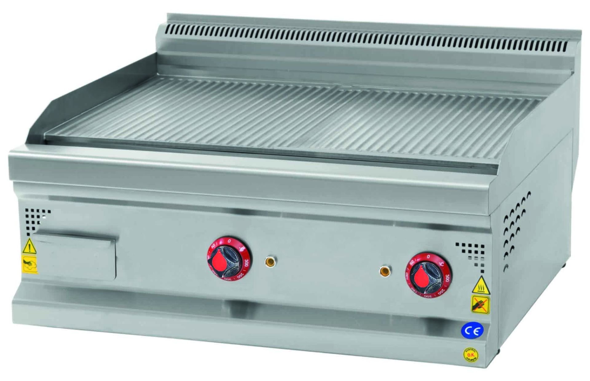 CSA İNOX - IZGARA TAM KANALLI ELEKTRIKLI 800*700*300 380V-50Hz / 9 KW