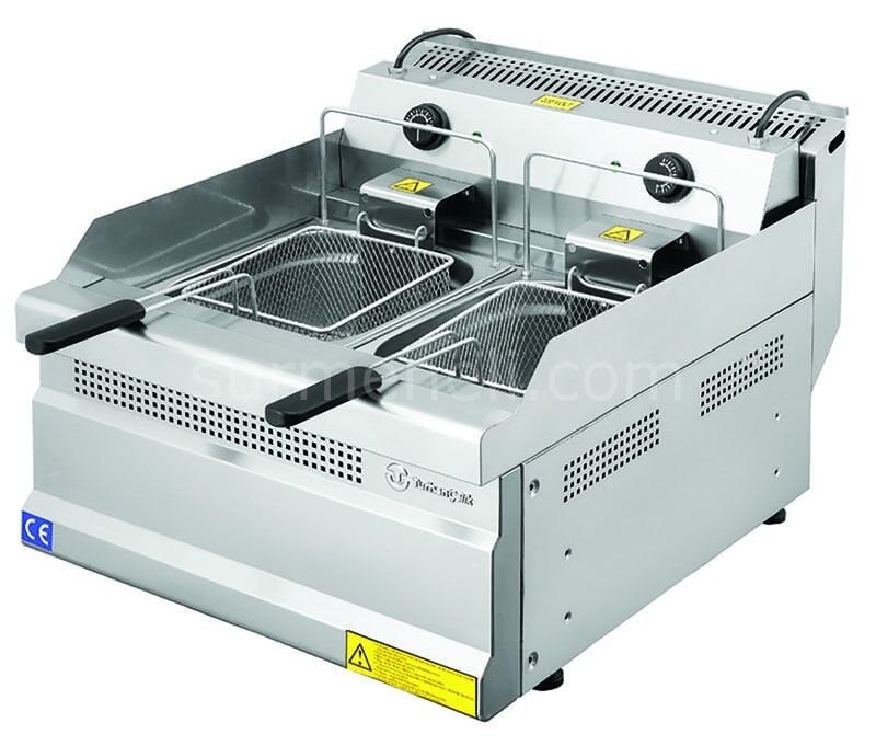 Turhan Çelik Çiftli Büyük Fritöz