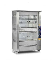 PİMAK - M008-E TAMBURLU DİNLENDİRMELİ PİLİÇ ÇEVİRME MAKİNASI ELEKTRİKLİ