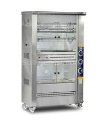 PİMAK - M007-E TAMBURLU DİNLENDİRMELİ PİLİÇ ÇEVİRME MAKİNASI ELEKTRİKLİ