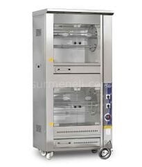 PİMAK - PI4/M009B ÇİFT KATLI TAMBURLU PİLİÇ ÇEVİRME MAKİNASI LPG/DG