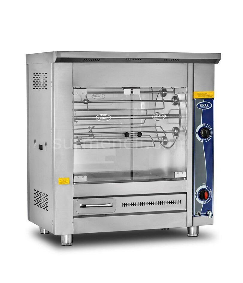 PİMAK - M006-E SETÜSTÜ TAMBURLU PİLİÇ ÇEVİRME MAKİNASI ELEKTRİKLİ