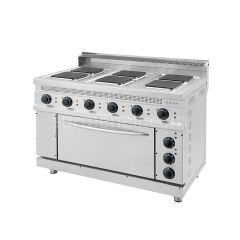 Turhan Çelik 6 lı Kare Elektrikli Kuzine