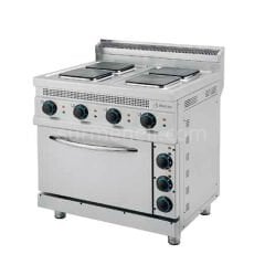 Turhan Çelik 4 lü Kare Elektrikli Kuzine