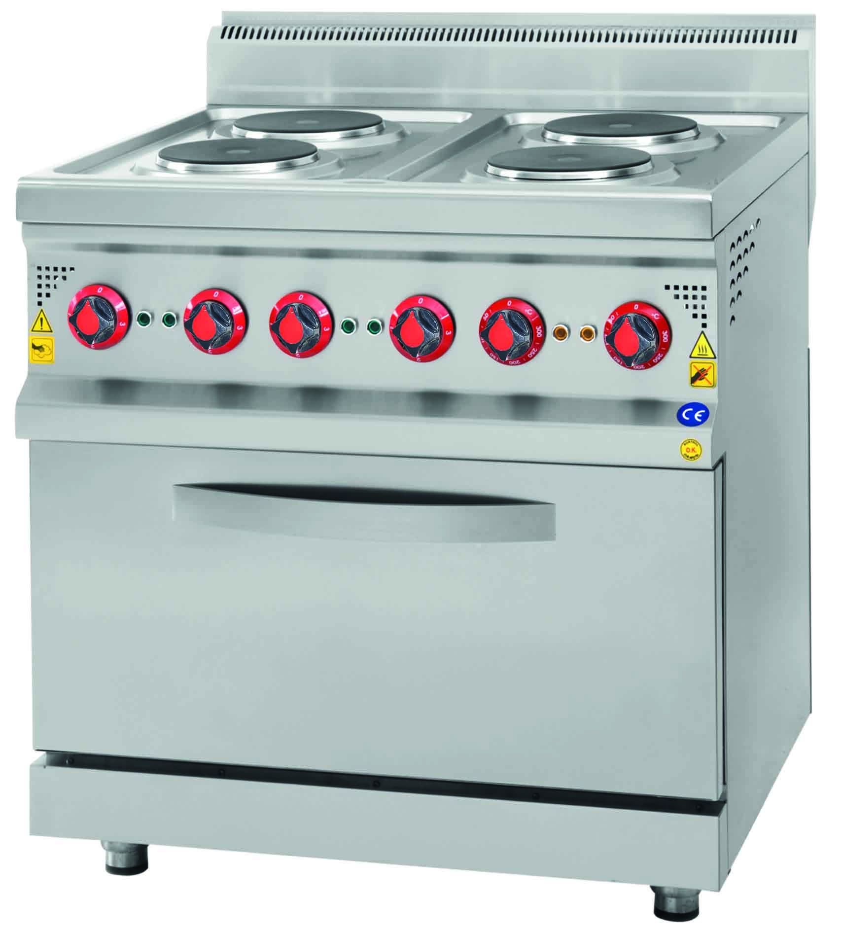 CSA İNOX - OCAK FIRINLI ELEKTRIKLI 800*700*850 380V-50Hz / 8 KW