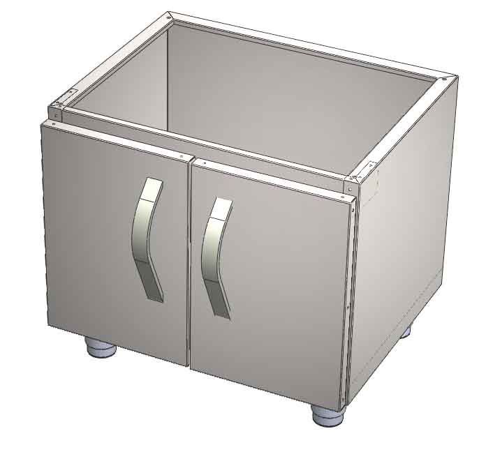 CSA İNOX - SET ALTI DOLAP  800*700*500