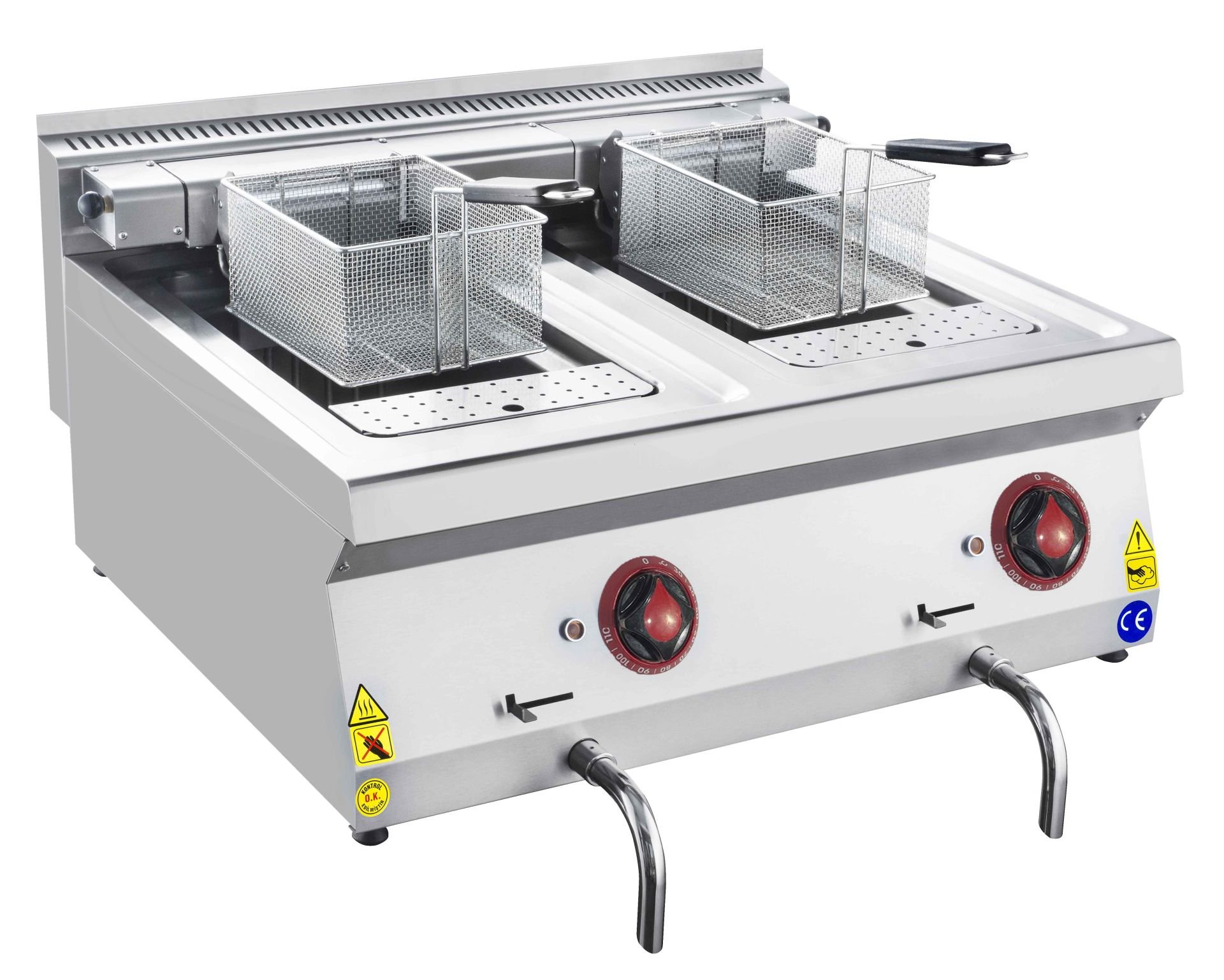 CSA İNOX - FRITOZ EDGE SERI SET USTU ELEKTRIKLI 800*700*300 380V-50Hz / 21 KW