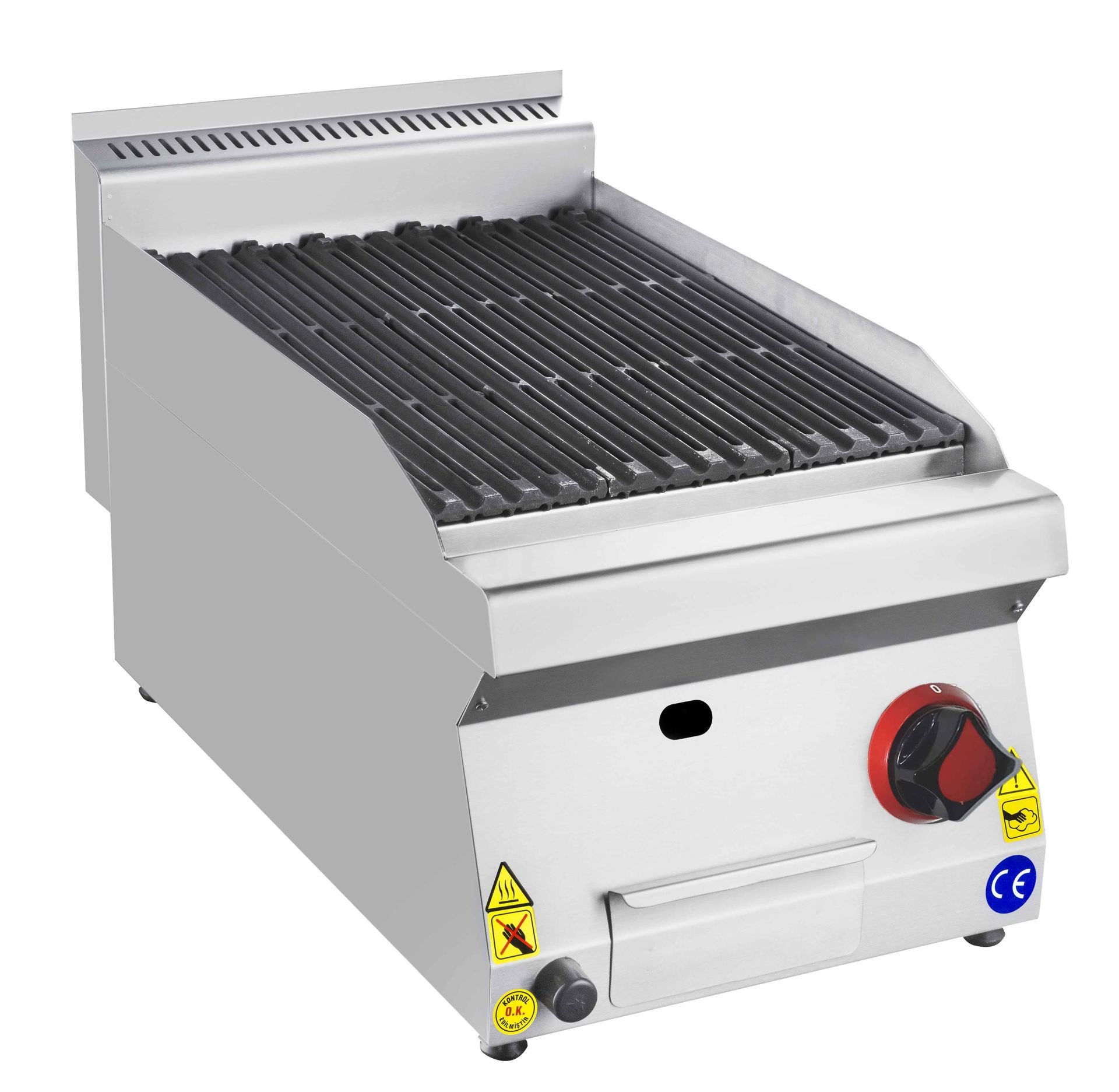 CSA İNOX - IZGARA EDGE LAVATAS DOKUM GAZLI - LPG 400*700*300 6,545 kW 30 mbar