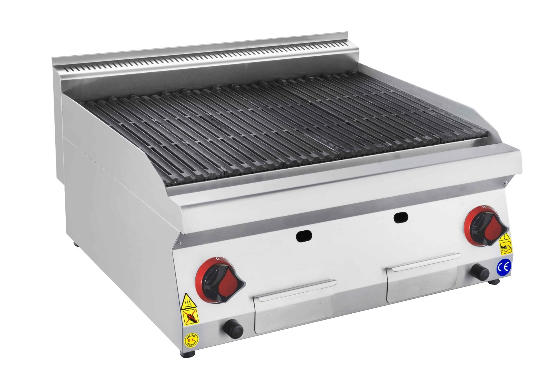 CSA İNOX - IZGARA EDGE LAVATAS DOKUM GAZLI - LPG 800*700*300 13,090 kW 30 mbar
