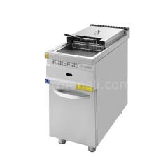 Turhan Çelik 40 Lık Tekli Gazlı Fritöz