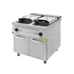 Turhan Çelik 80 Lik Çiftli Elektrikli Fritöz