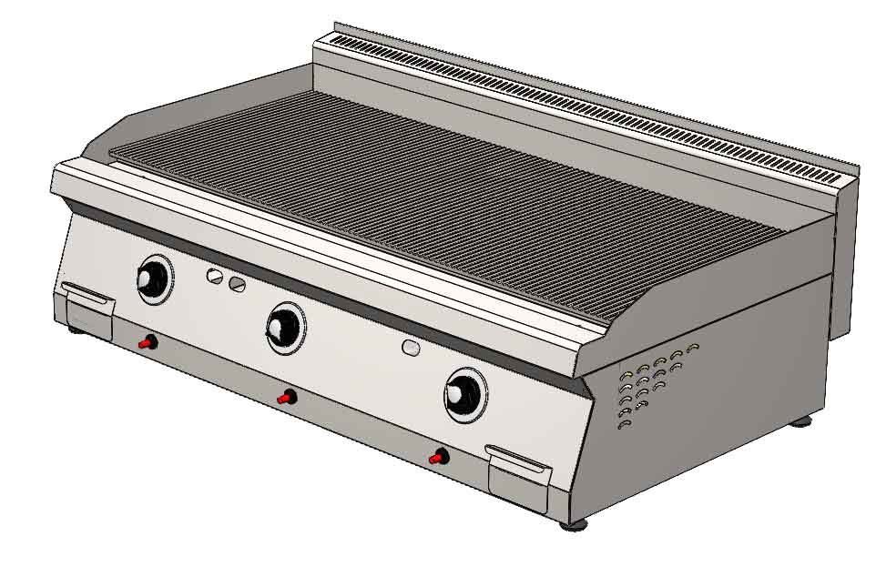 CSA İNOX - IZGARA EDGE TAM KANALLI GAZLI 1200*700*300 21,495 kW 20 mbar