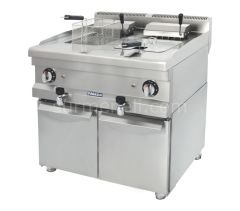 Görkem - 12+12 Lt Elektrikli Fritöz Dolaplı
