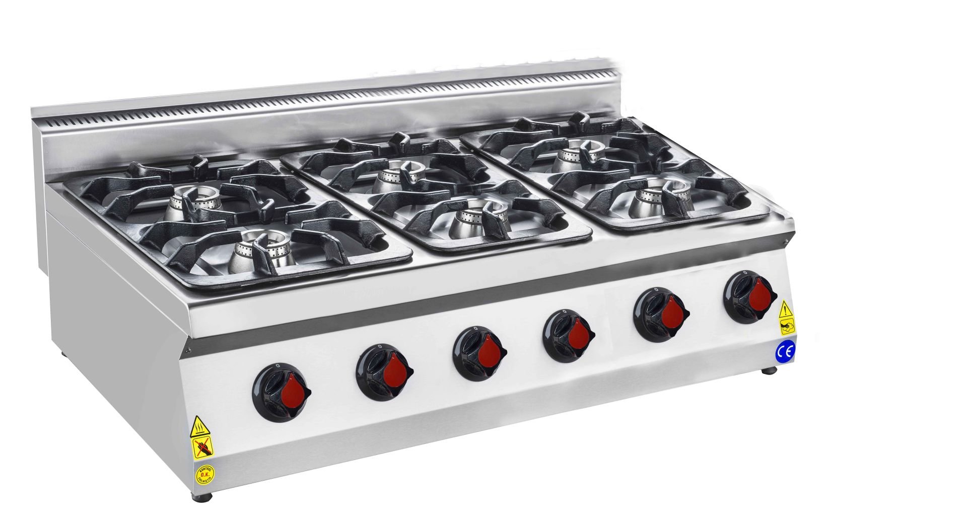 CSA İNOX - OCAK EDGE SET USTU GAZLI 1200*700*300 42,990 kW 20 mbar