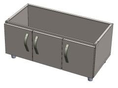 CSA İNOX - EDGE SET ALTI DOLAP  1200*700*500