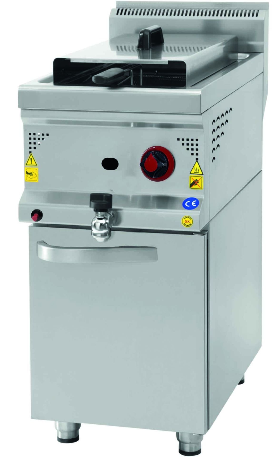 CSA İNOX - FRITOZ DOLAPLI GAZLI - LPG 400*900*850 11,192 KW 30 mbar