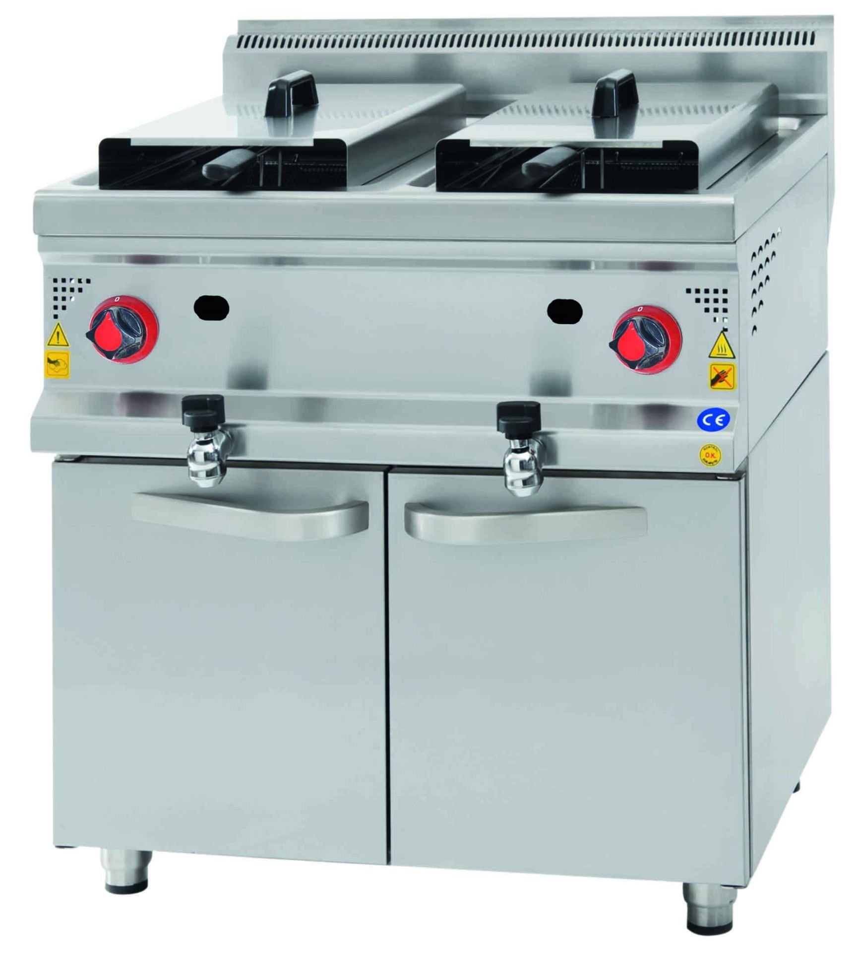 CSA İNOX - FRITOZ DOLAPLI GAZLI - LPG 800*900*850 22,385 KW 30 mbar