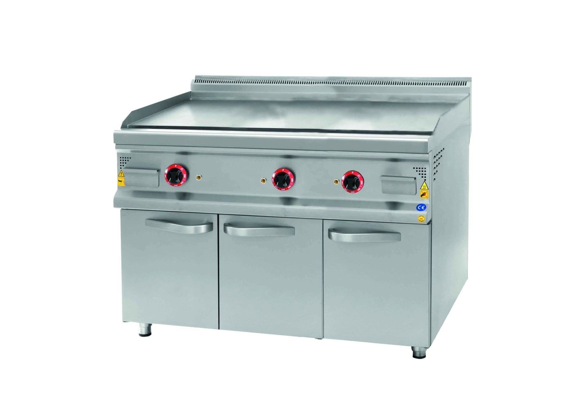 CSA İNOX - IZGARA DUZ PLEYT DOLAPLI ELEKTRIKLI 1200*900*850 380V-3- 50Hz / 22,5KW