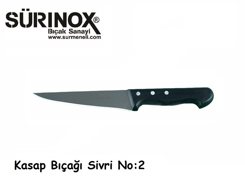 Sürinox Kasap Bıçağı Sivri No.2