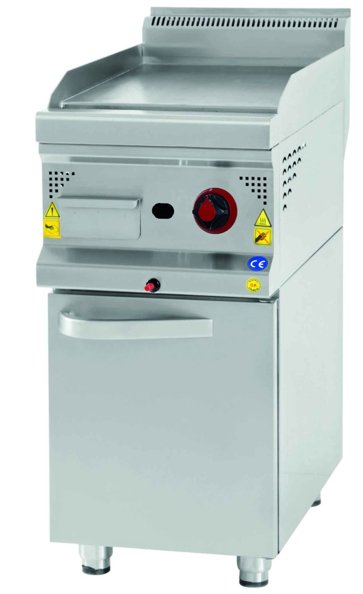 CSA İNOX - IZGARA DUZ PLEYT DOLAPLI GAZLI - LPG 400*900*850 7,591 kW 30 mbar