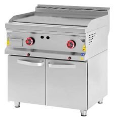 CSA İNOX - IZGARA DUZ PLEYT DOLAPLI GAZLI 800*900*850 17,339 kW 20 mbar