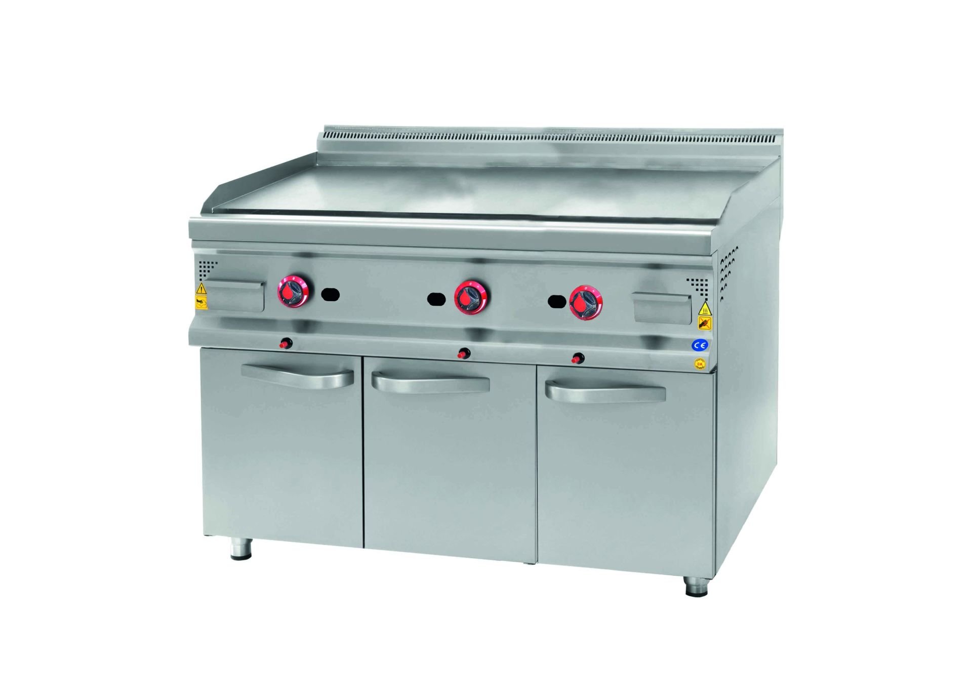 CSA İNOX - IZGARA DUZ PLEYT DOLAPLI GAZLI 1200*900*850 26,009 kW 20 mbar