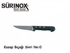Sürinox Kasap Bıçağı Sivri No.0