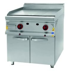CSA İNOX - IZGARA YARI KANALLI DOLAPLI GAZLI 800*900*850 17,339 kW 20 mbar